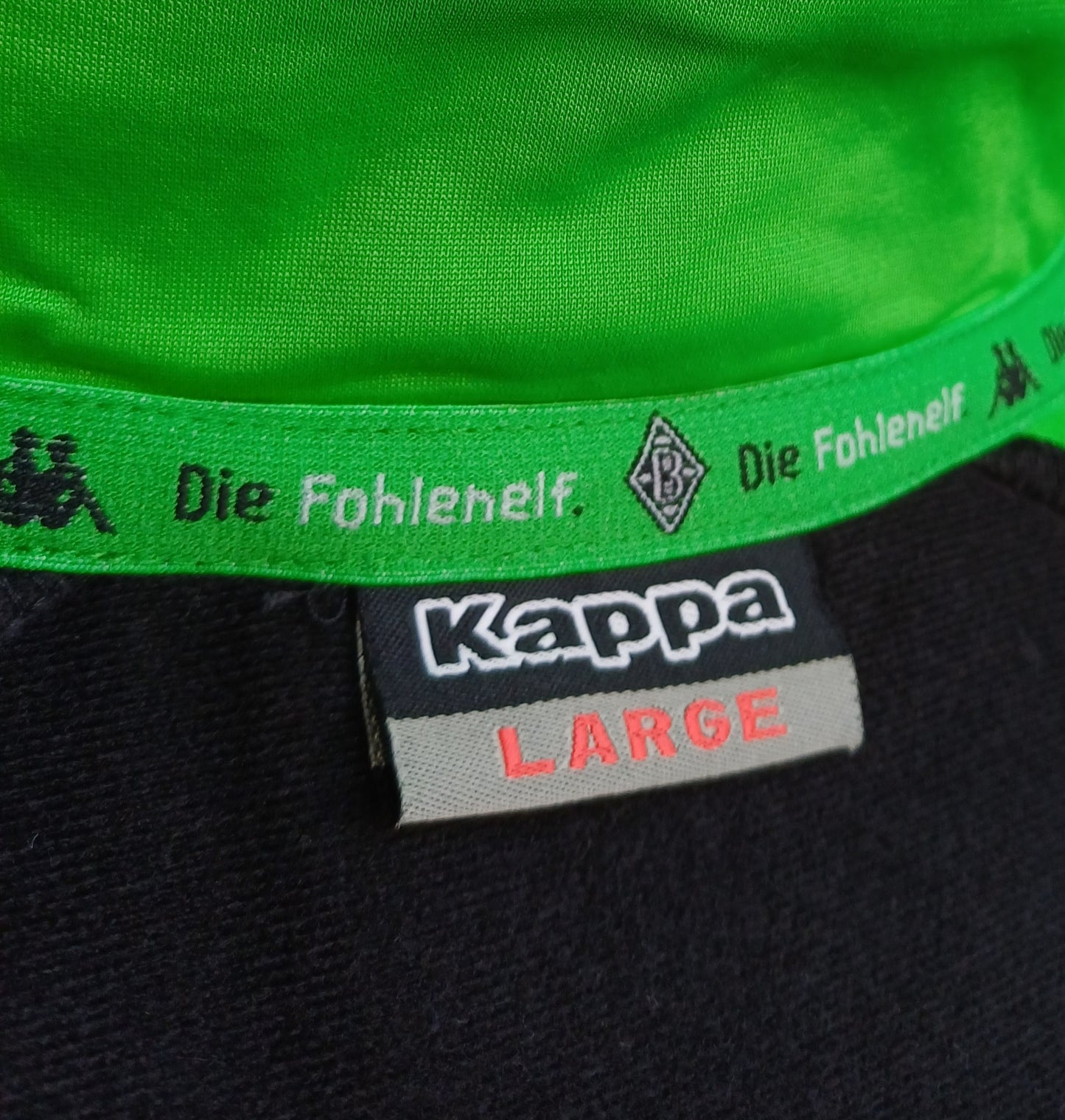 Borussia Monchengladbach Kappa Zip Track Top Jacket Mens L