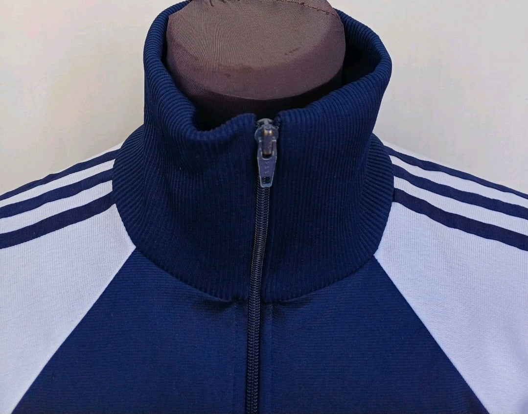 Vintage 90s Adidas Trefoil Logo Zip Track Top Jacket Mens M