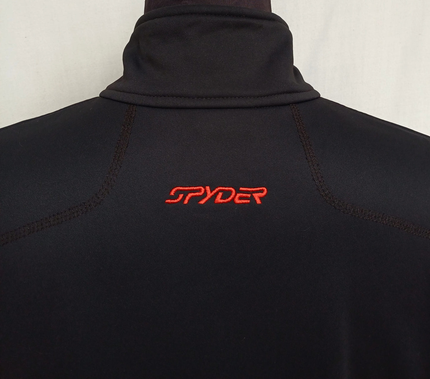 Spyder Fleece Lined Full Zip Softshell Jacket Mens L