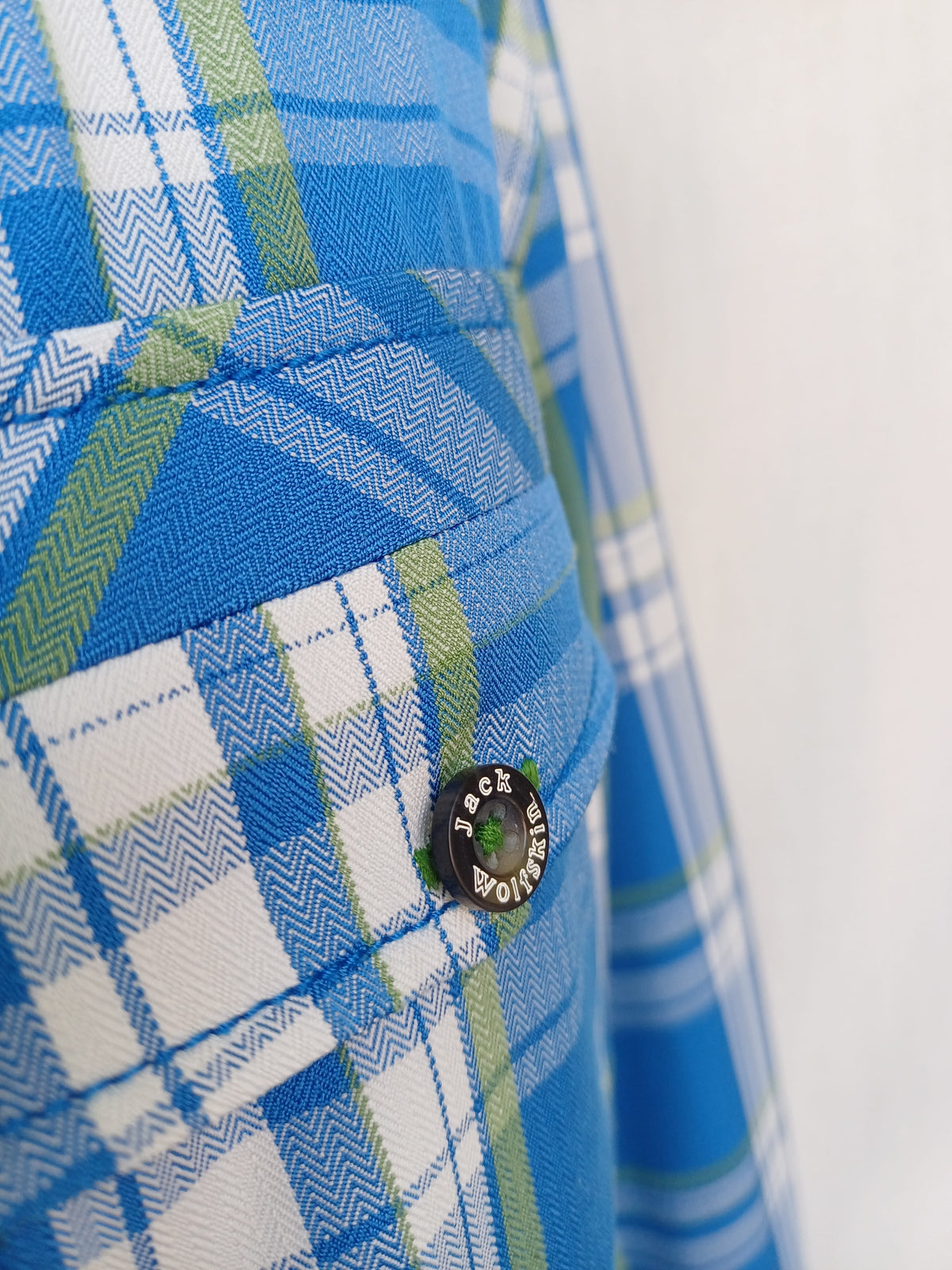 Jack Wolfskin Plaid Outdoor Button-Up shirt Mens L