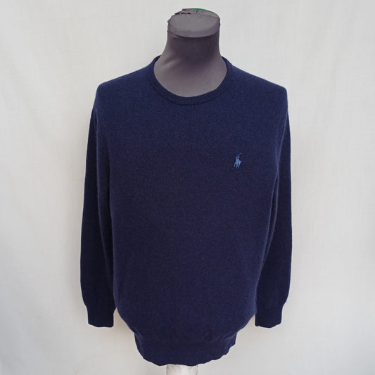 Polo Ralph Lauren Merino Wool Pullover Sweater Mens L Fits M/L