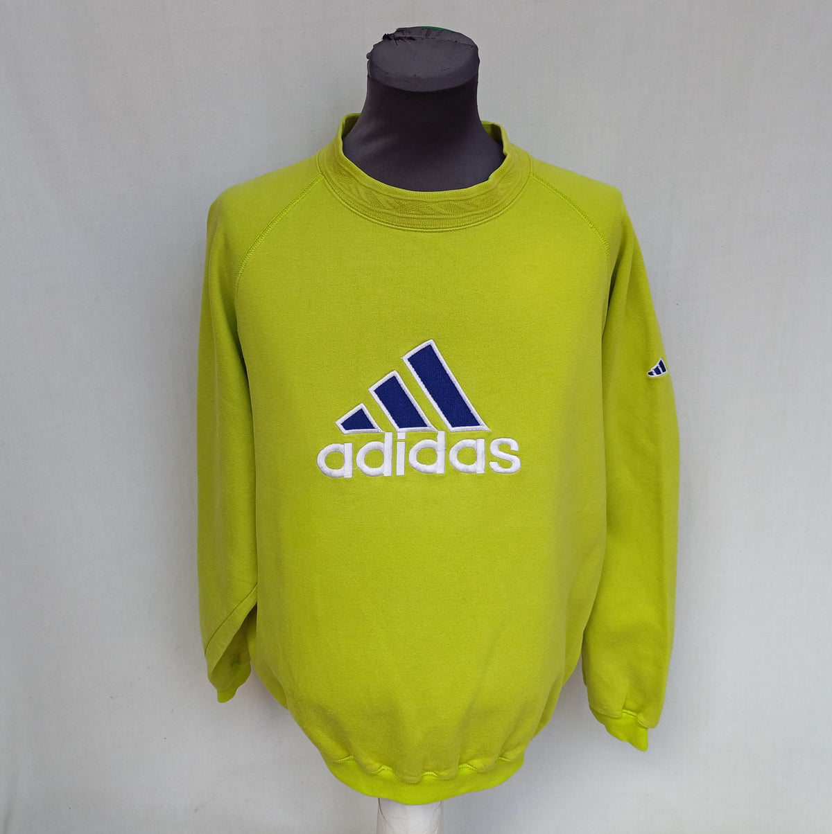 Vintage 90s Adidas Equipment Big Logo Crew Neck Sweatshirt Mens L