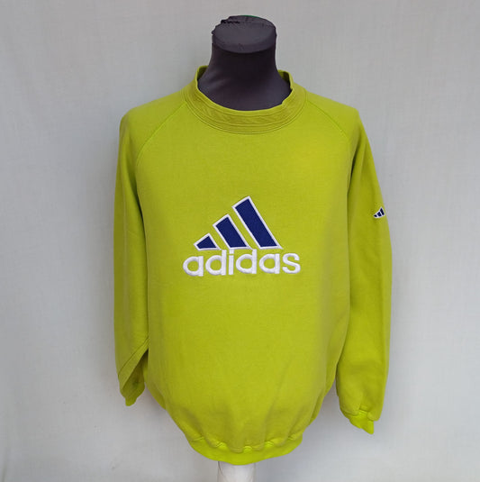 Vintage 90s Adidas Equipment Big Logo Crew Neck Sweatshirt Mens L
