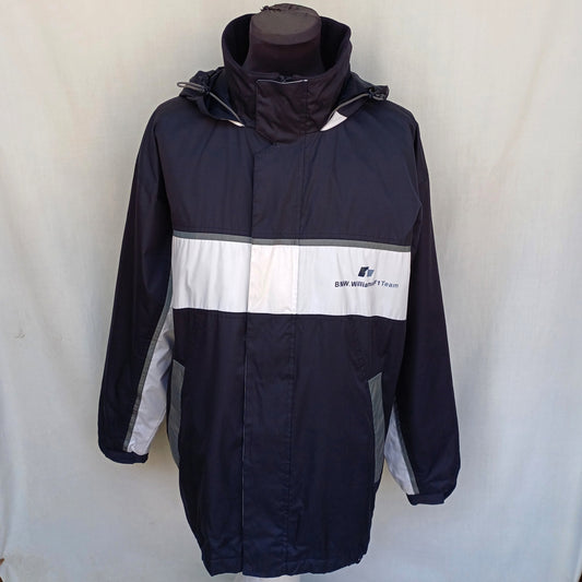 Vintage BMW Williams F1 team 2002 Formula One Racing Jacket Mens XL