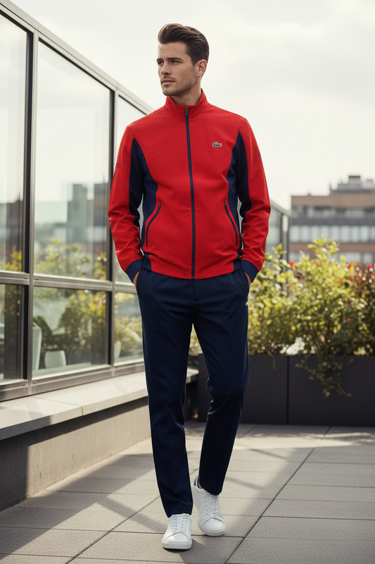 Lacoste Sport Novak Djokovic Full Zip Jacket Mens S/M