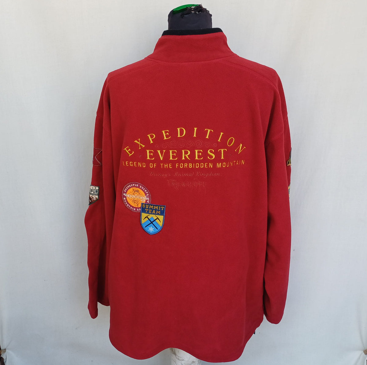 Walt Disney Expedition Everest Summit Team Zip Fleece Jacket Mens XL/2XL