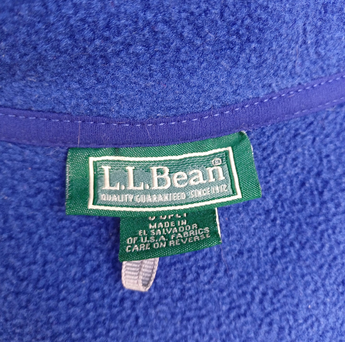 Vintage L.L.Bean Full Zip Fleece Vest Gilet Mens M