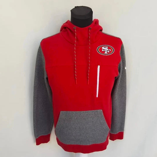 San Francisco 49ers Nike Front Zip Hoodie NFL Sweatshirt Mens S
