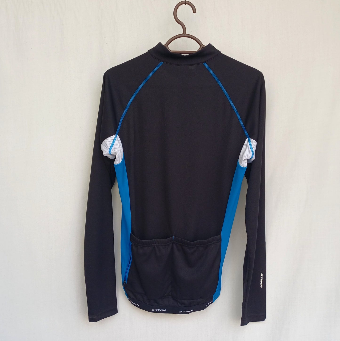 B.Twin full Zip Long Sleeve Cycling Jersey Mens S/M