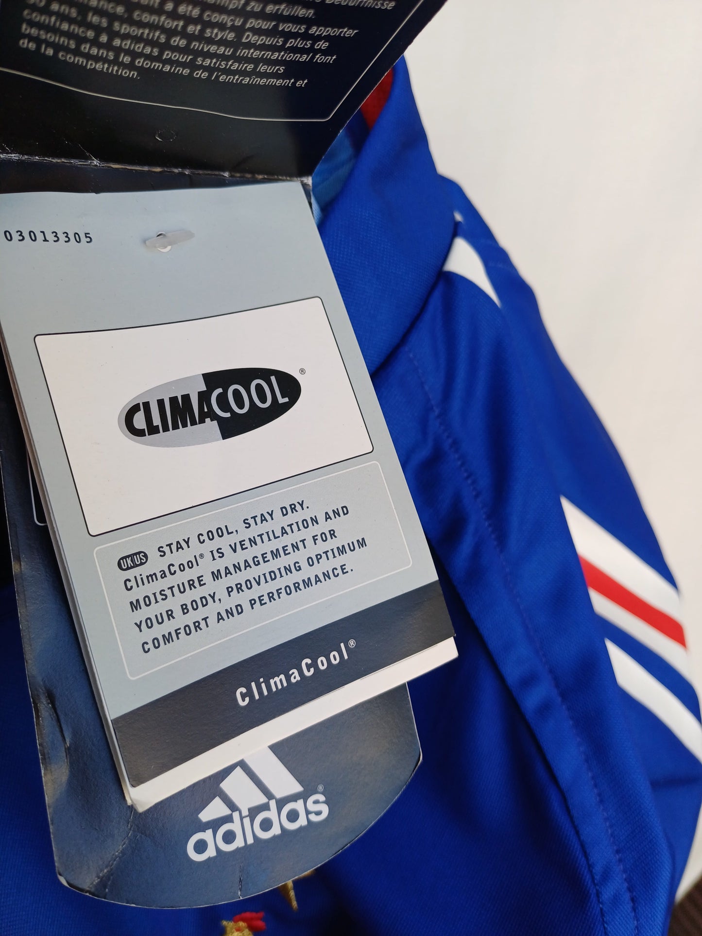 New With Tags France 2004 Euro Home adidas Shirt Mens L