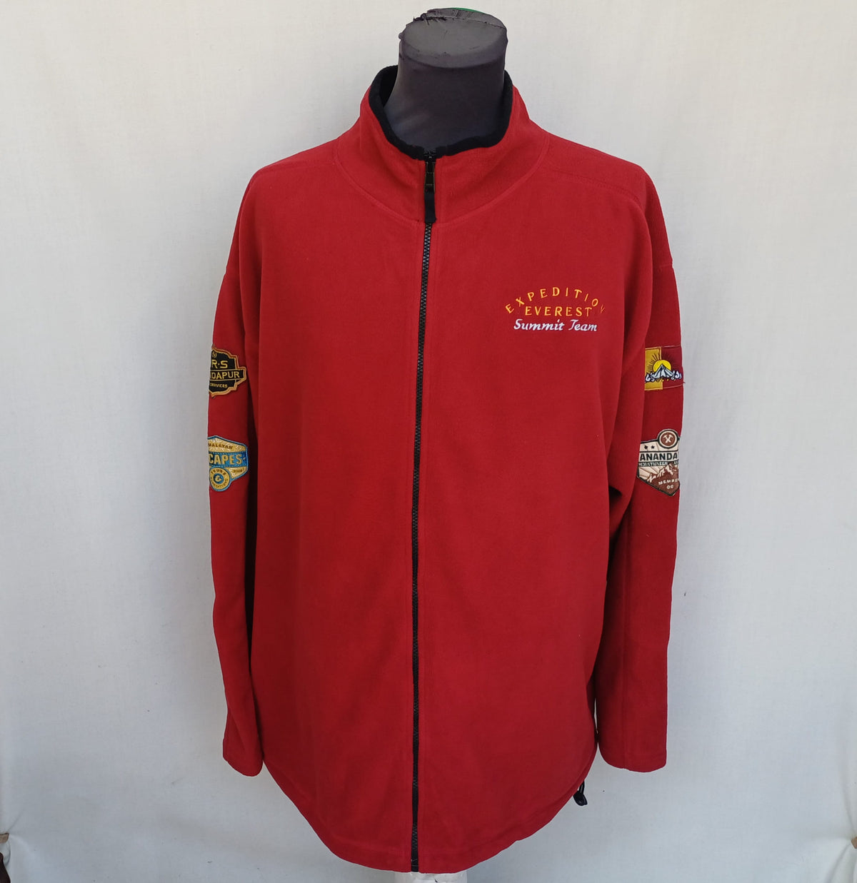 Walt Disney Expedition Everest Summit Team Zip Fleece Jacket Mens XL/2XL