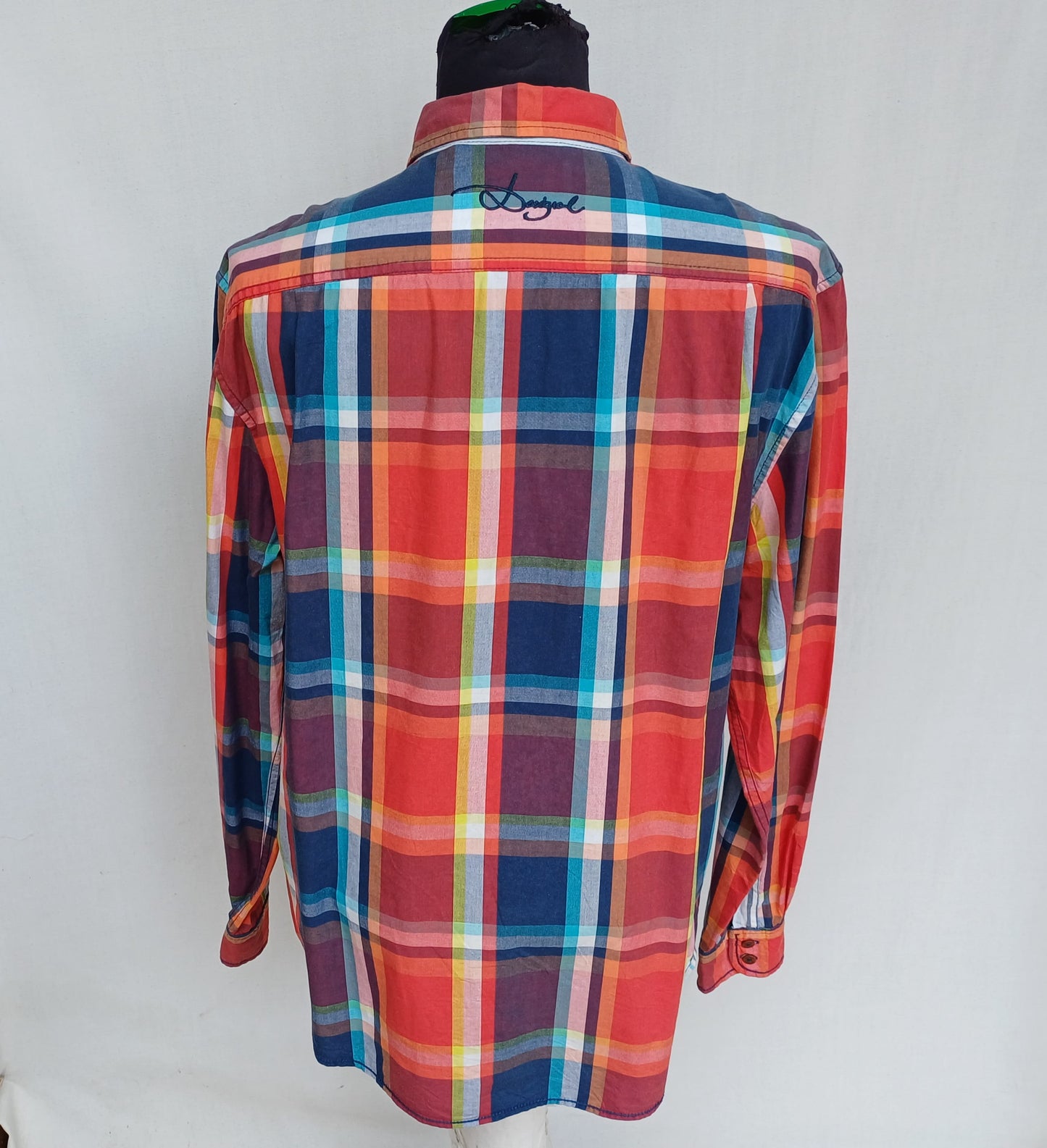 Desigual "Ready To Go" Regular Fit Cotton Button-Up Shirt Mens L