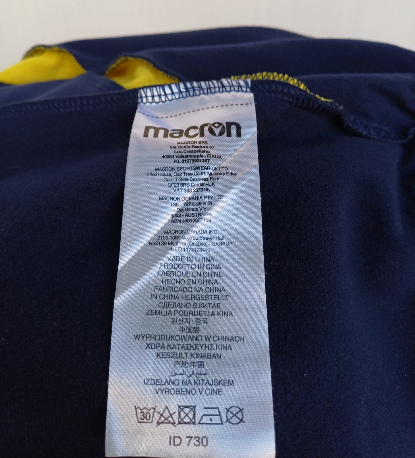 Apoel Nicosia 2023/24 Macron Zip Training Top Pullover Sweater Mens L