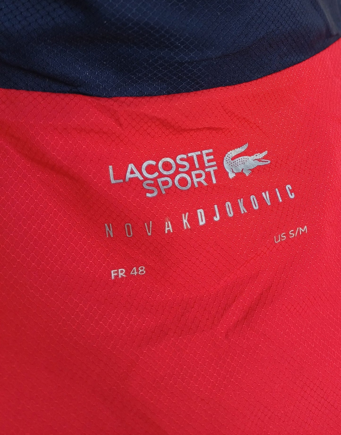 Lacoste Sport Novak Djokovic Full Zip Jacket Mens S/M