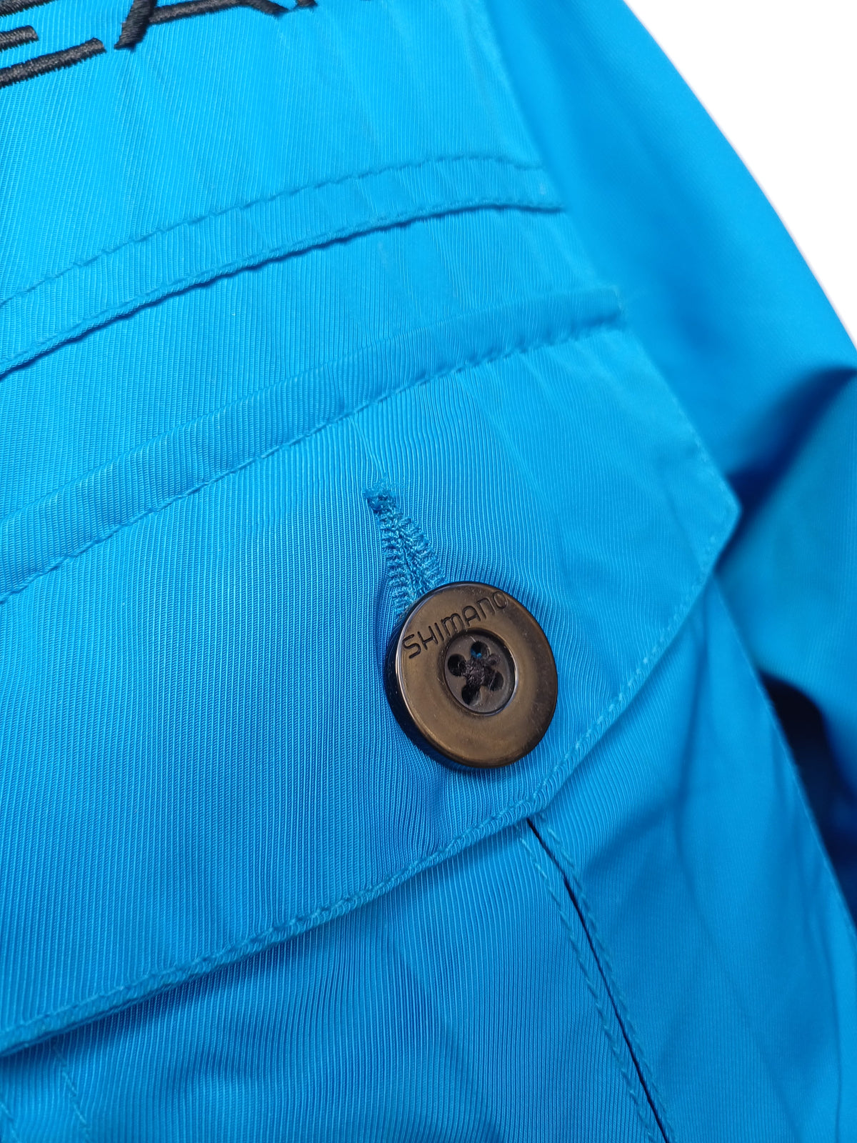 Shimano Team x Pearl Izumi Zip/Snap Nylon Jacket Mens M