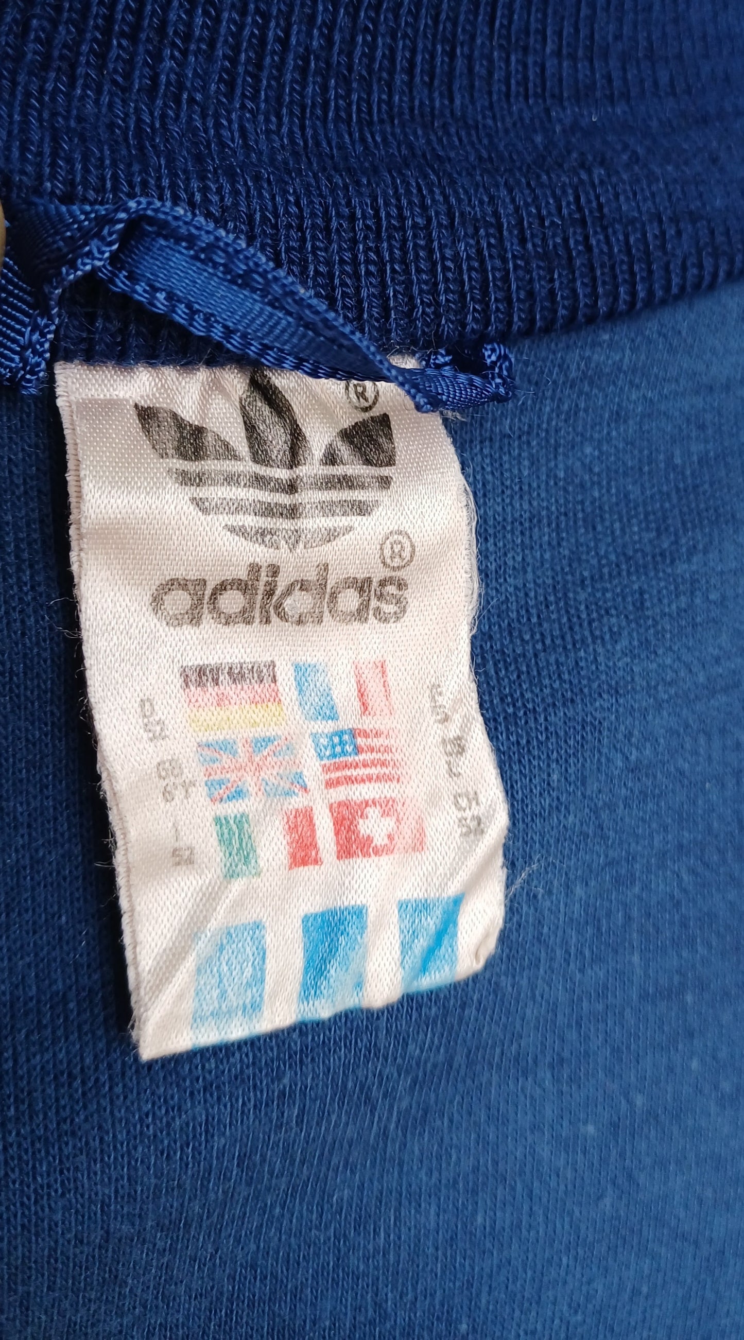Vintage 90s Adidas Zip Track Top Jacket Striped Mens M