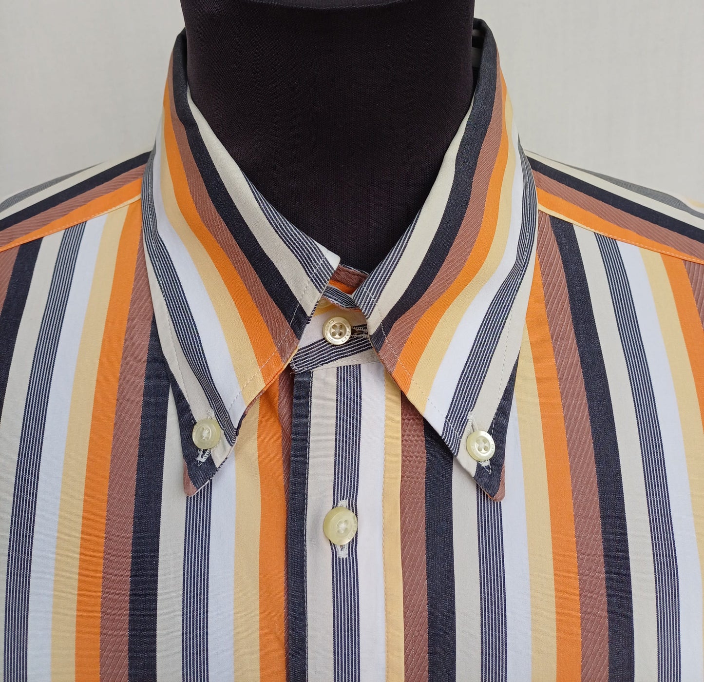 Etro Milano Striped Button-Down Shirt Size 43/Mens XL