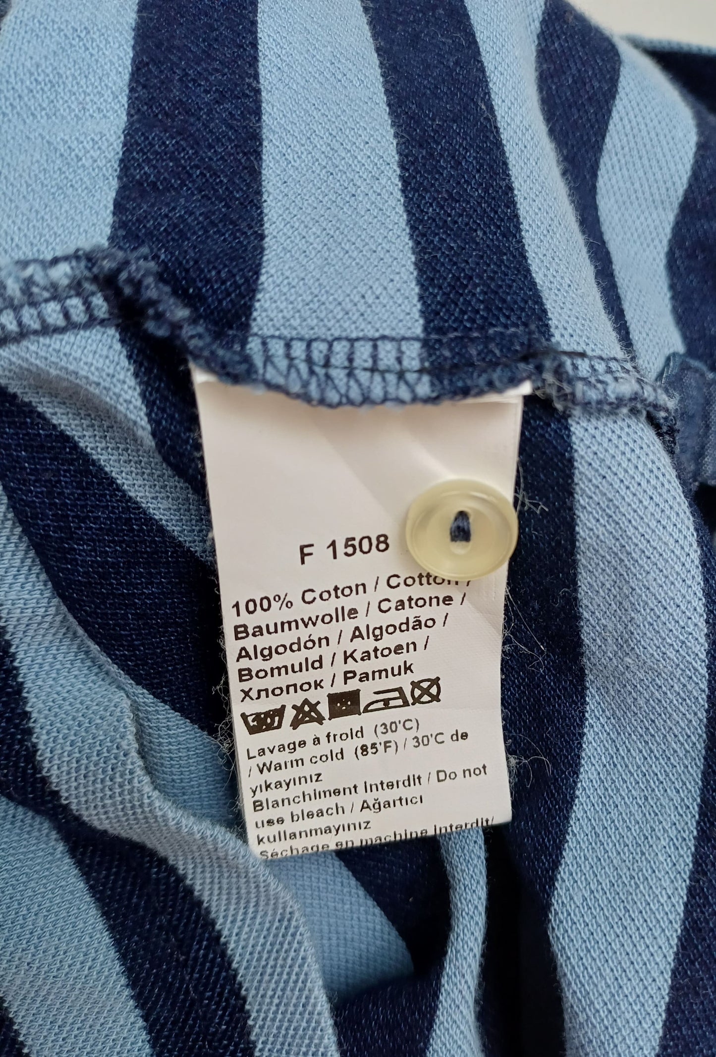 LaCoste  slim Fit Cotton Polo Button Shirt Size 3/Mens S