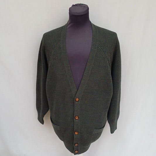 Vintage Pringle Of Scotland Pure Lambswool Button Cardigan Sweater Mens M