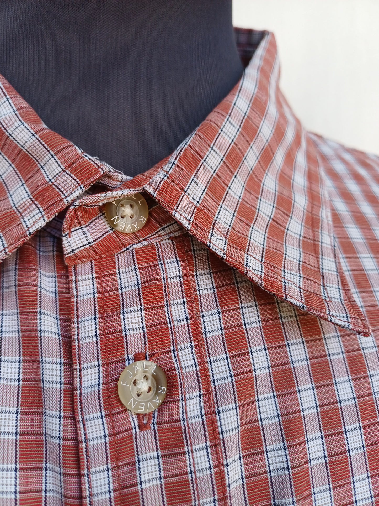 Fjallraven Outdoor Comfort Fit Collin Check Button-Up Shirt Mens XL