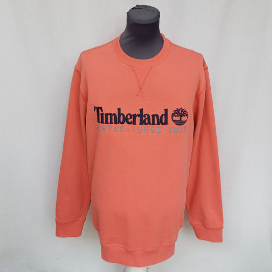New Without Tags Timberland Regular Fit Crew Neck Sweatshirt Mens L