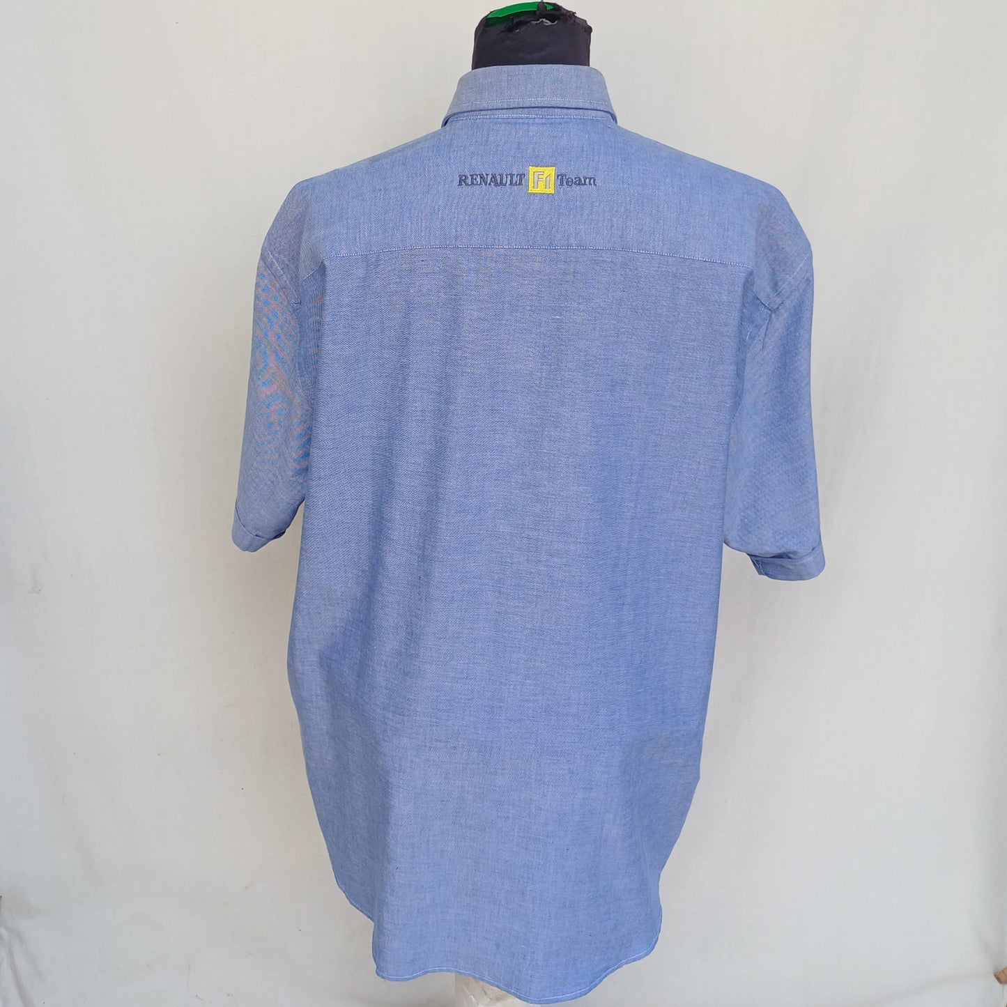 Fernando Alonso Signed Renault F1 team Formula One Button Shirt Mens XL