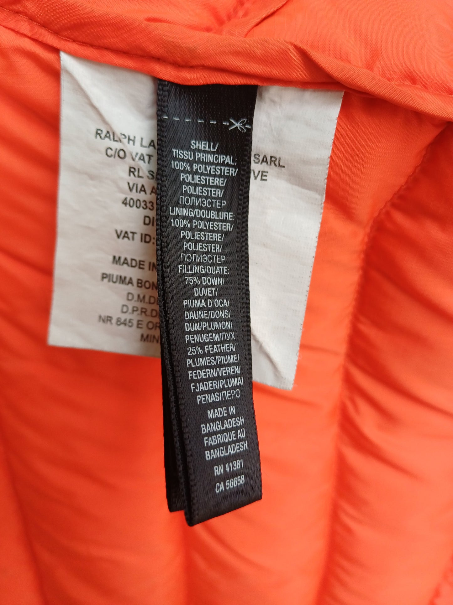 Ralph Lauren RLX Golf Quilted Down Vest Mens S