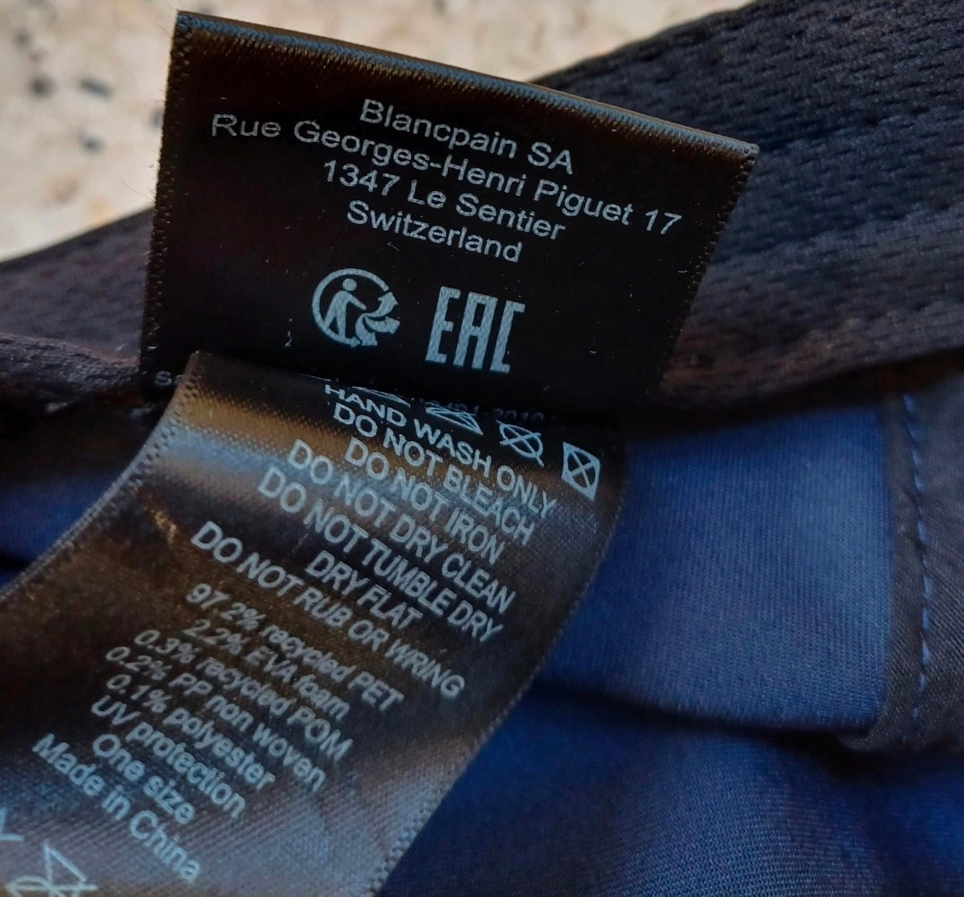 Blancpain Watch Ocean Commitment Anti UV 5 Panel Cap One Size Adjustable