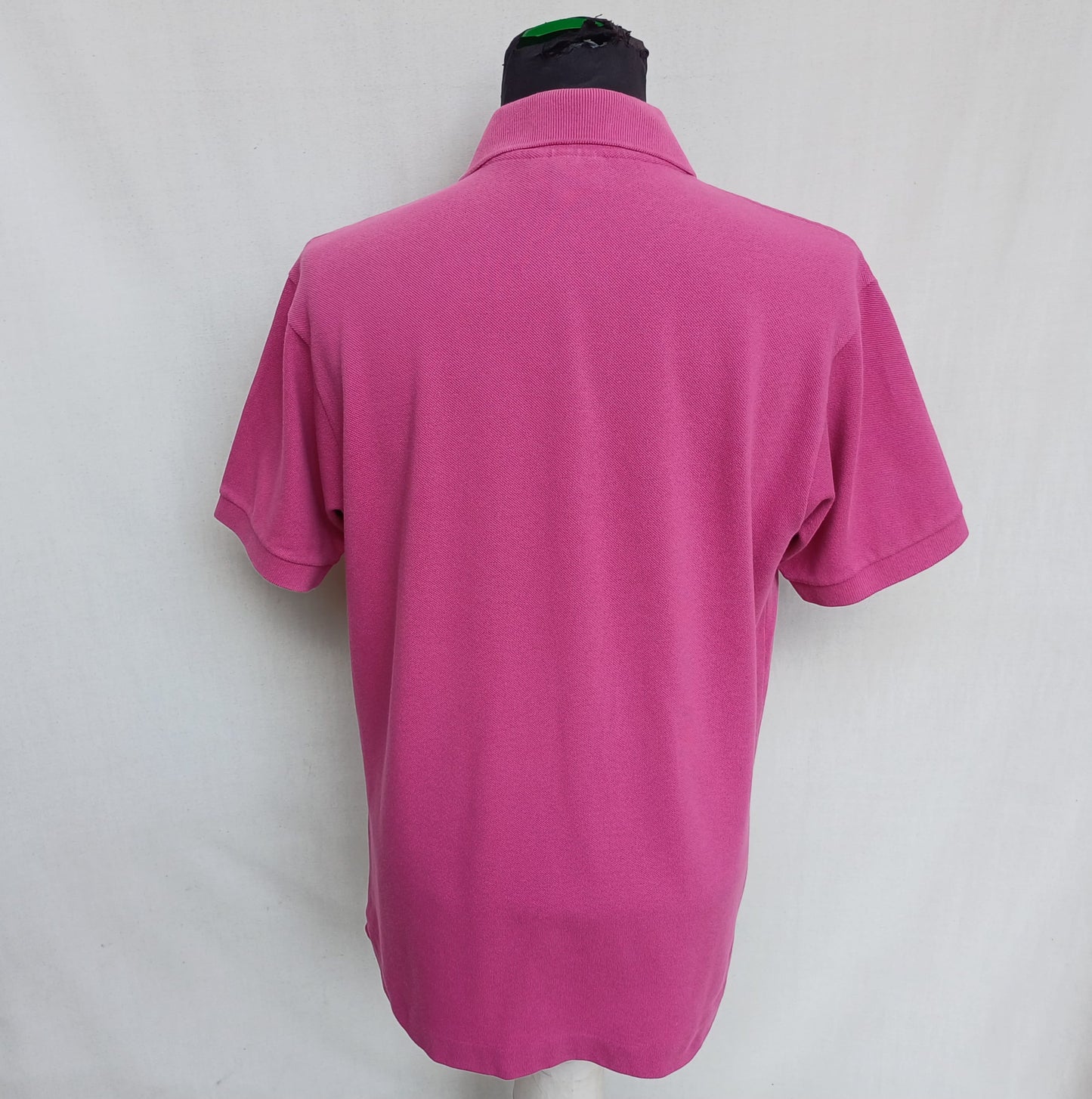 LaCoste Classic Fit Cotton Polo Button Shirt Size 4/Mens M