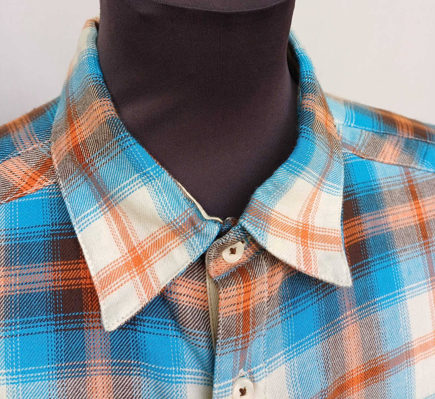 New With Tags Zara Young Checkered Plaid Cotton Button Up Flannel Shirt Mens XL