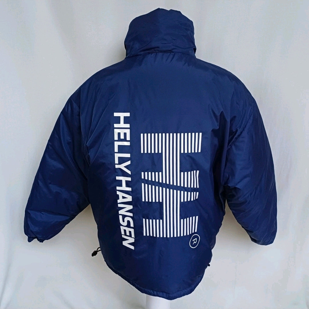 Vintage 90s Helly Hansen Full Zip Reversible Down Puffer Jacket Mens M