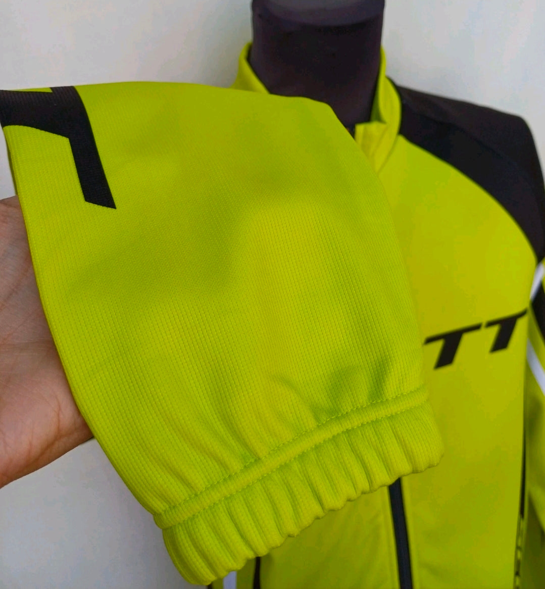 Scott Cycling Zip Windbreaker Long Sleeve Jersey Mens L