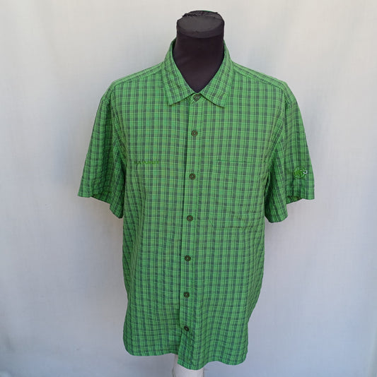 Mammut Outdoor Check Button-Up Hiking Shirt Mens XL