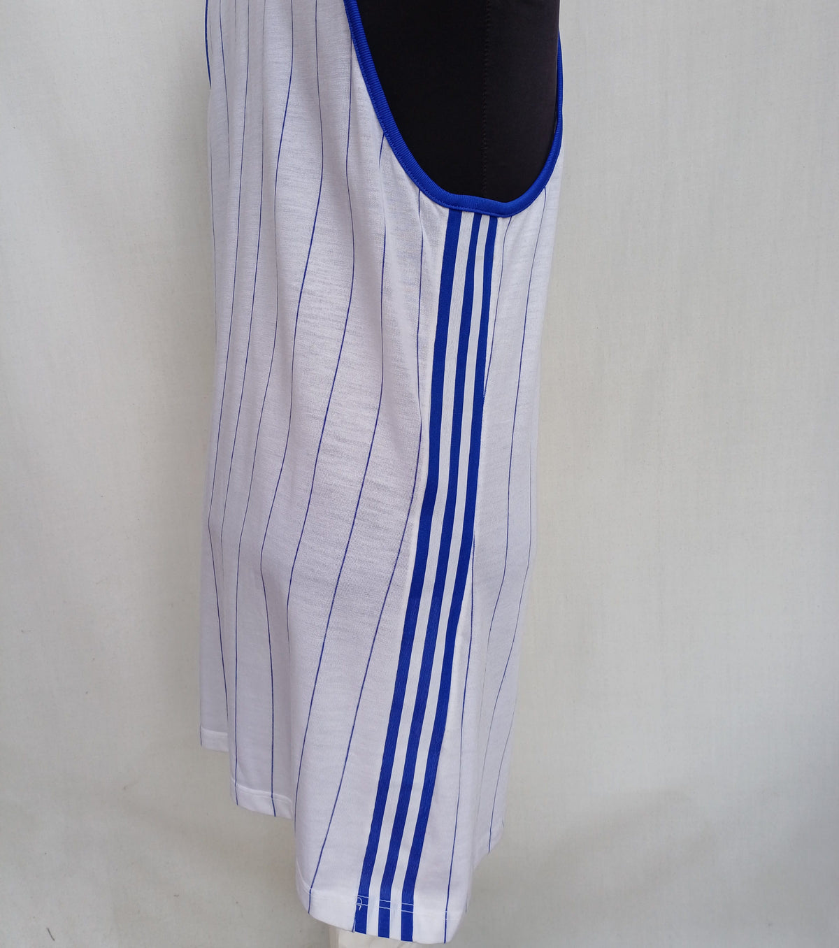 Vintage 80s Adidas Ventex Striped Basketball Jersey Mens M