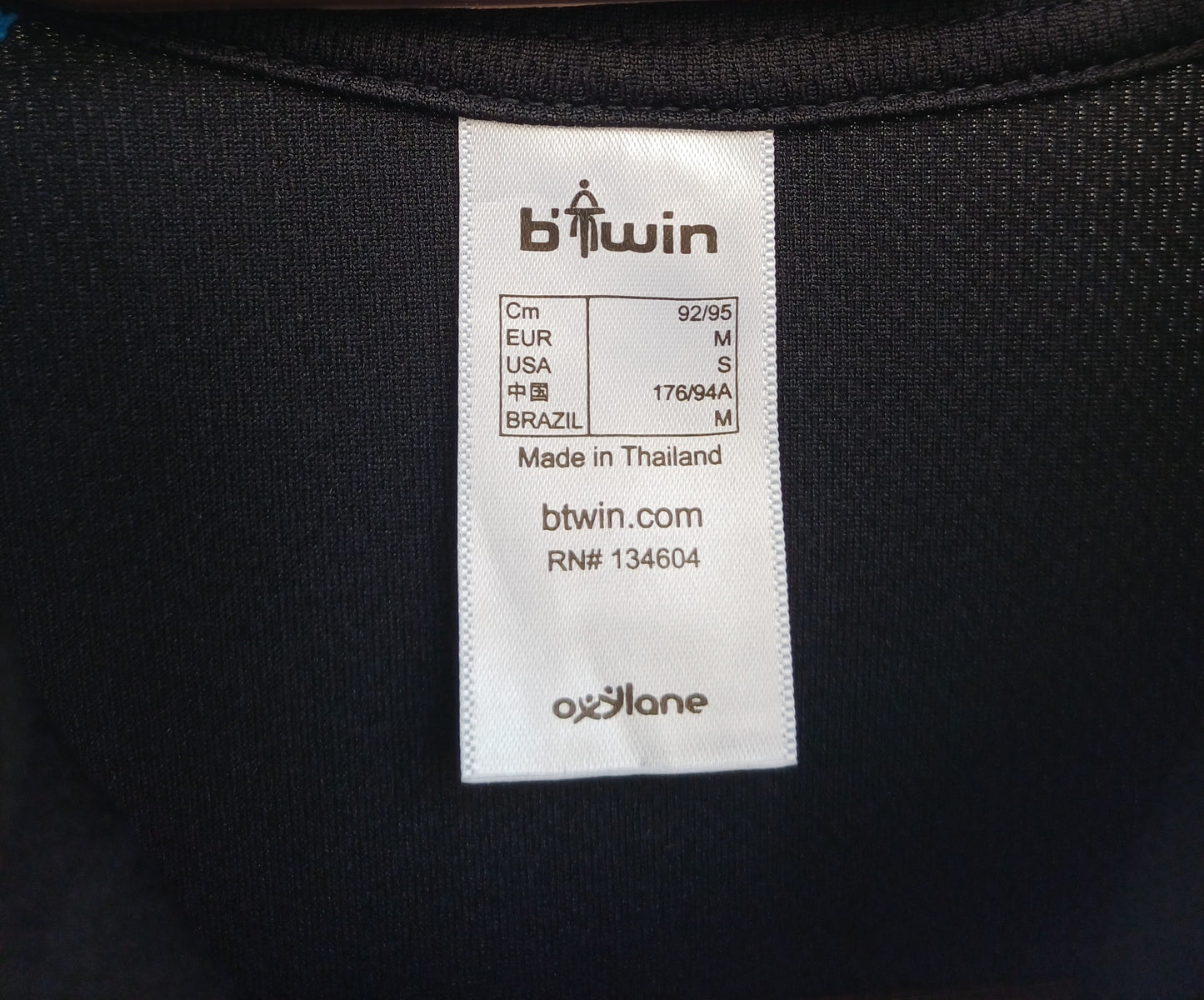 B.Twin full Zip Long Sleeve Cycling Jersey Mens S/M
