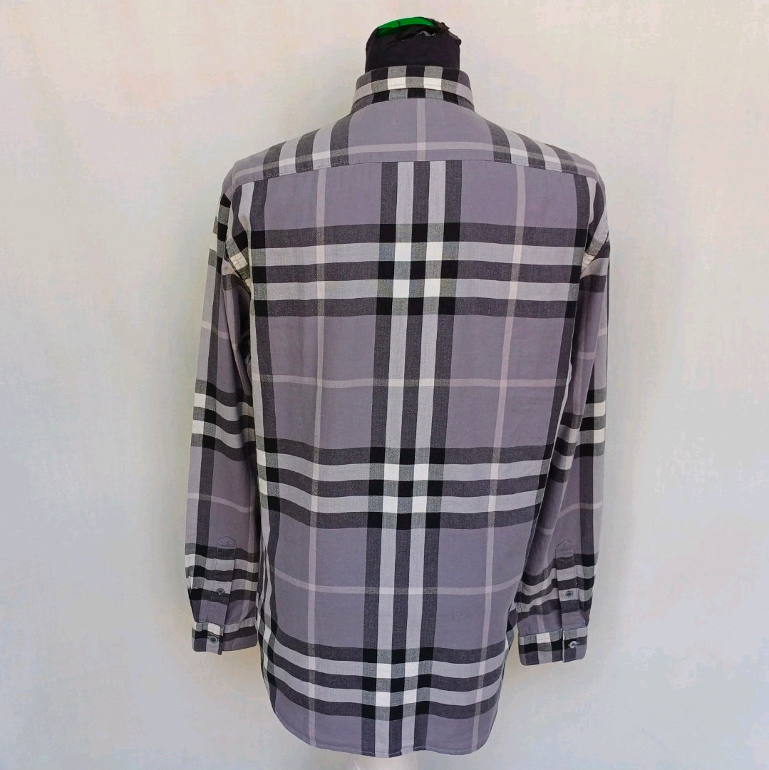 Burberry Brit 100% Cotton Button Down Shirt Size Mens M