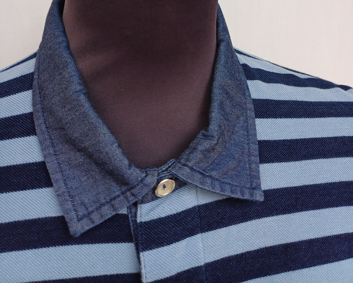 LaCoste  slim Fit Cotton Polo Button Shirt Size 3/Mens S