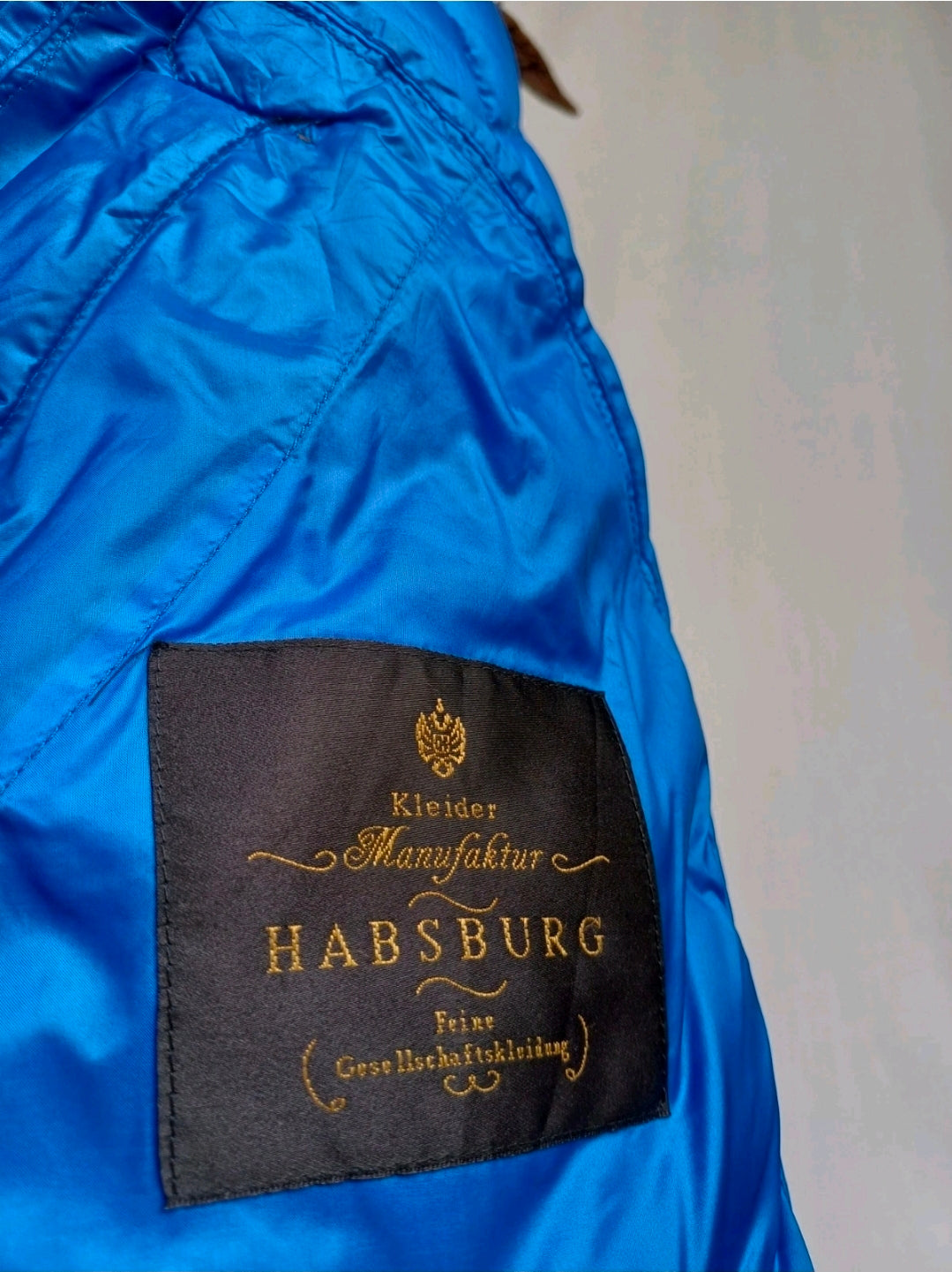 Kleider Habsburg Mens Button Quilted Down Puffer Jacket EU 56/US 46