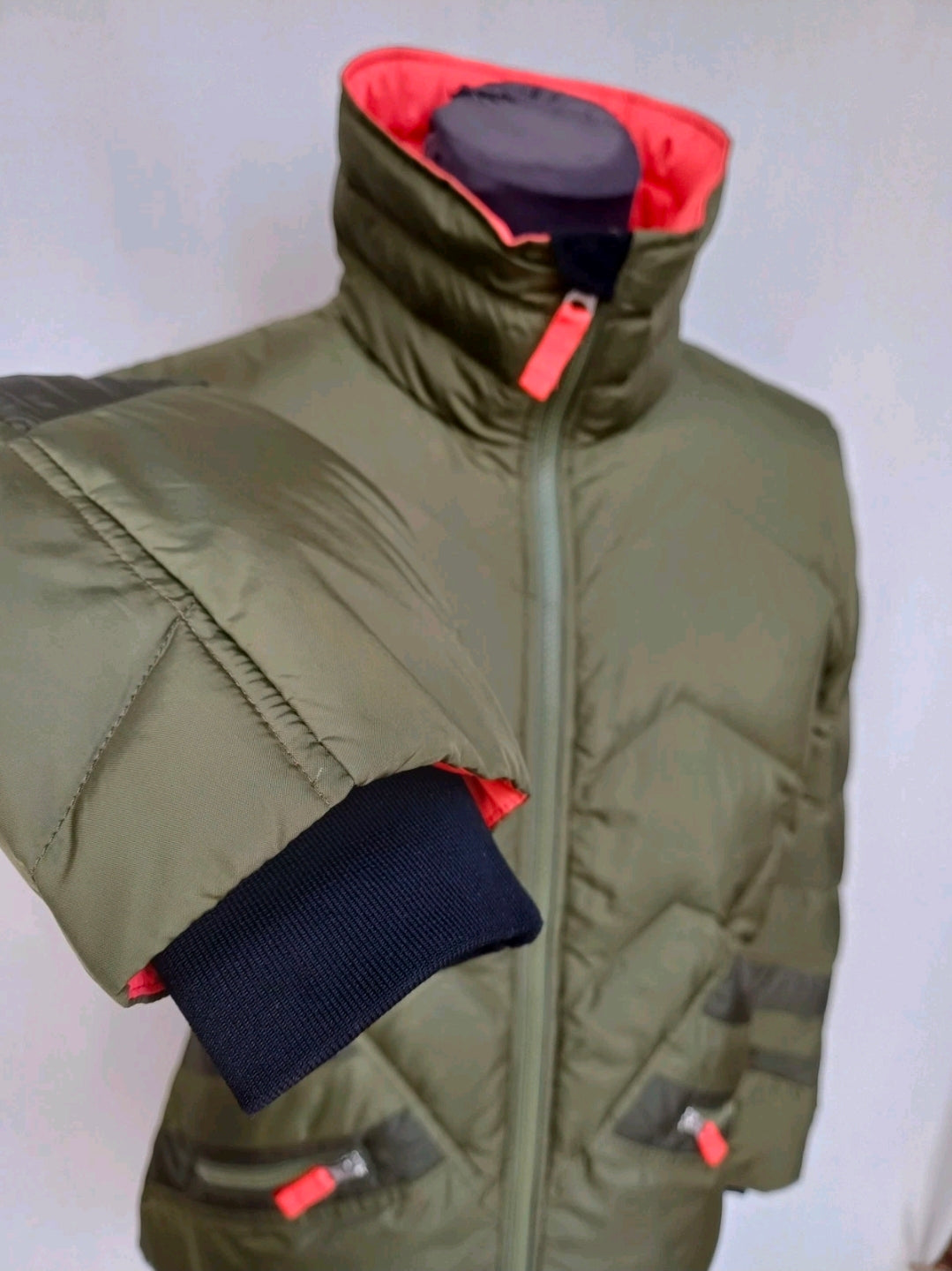 Obermeyer The Dusty Womens Full Zip Quilted Duck Down Jacket Size L