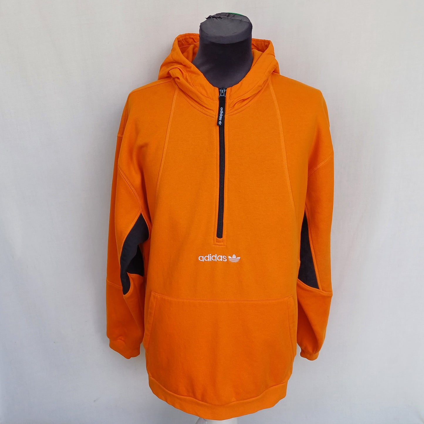 Adidas Adventure Field Zip Pullover Hoodie Mens XL Oversized
