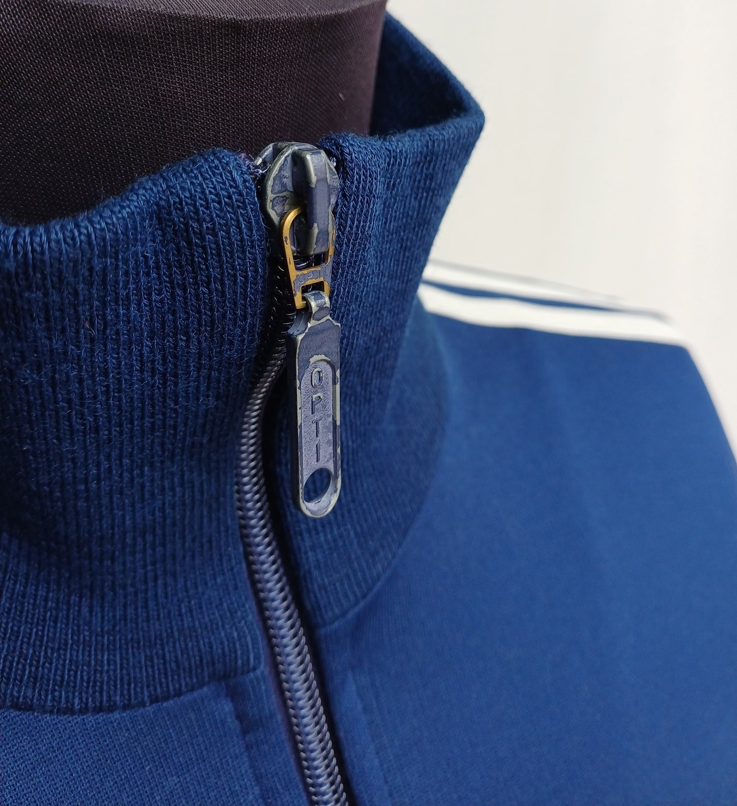 Vintage 90s Adidas Zip Track Top Jacket Striped Mens M