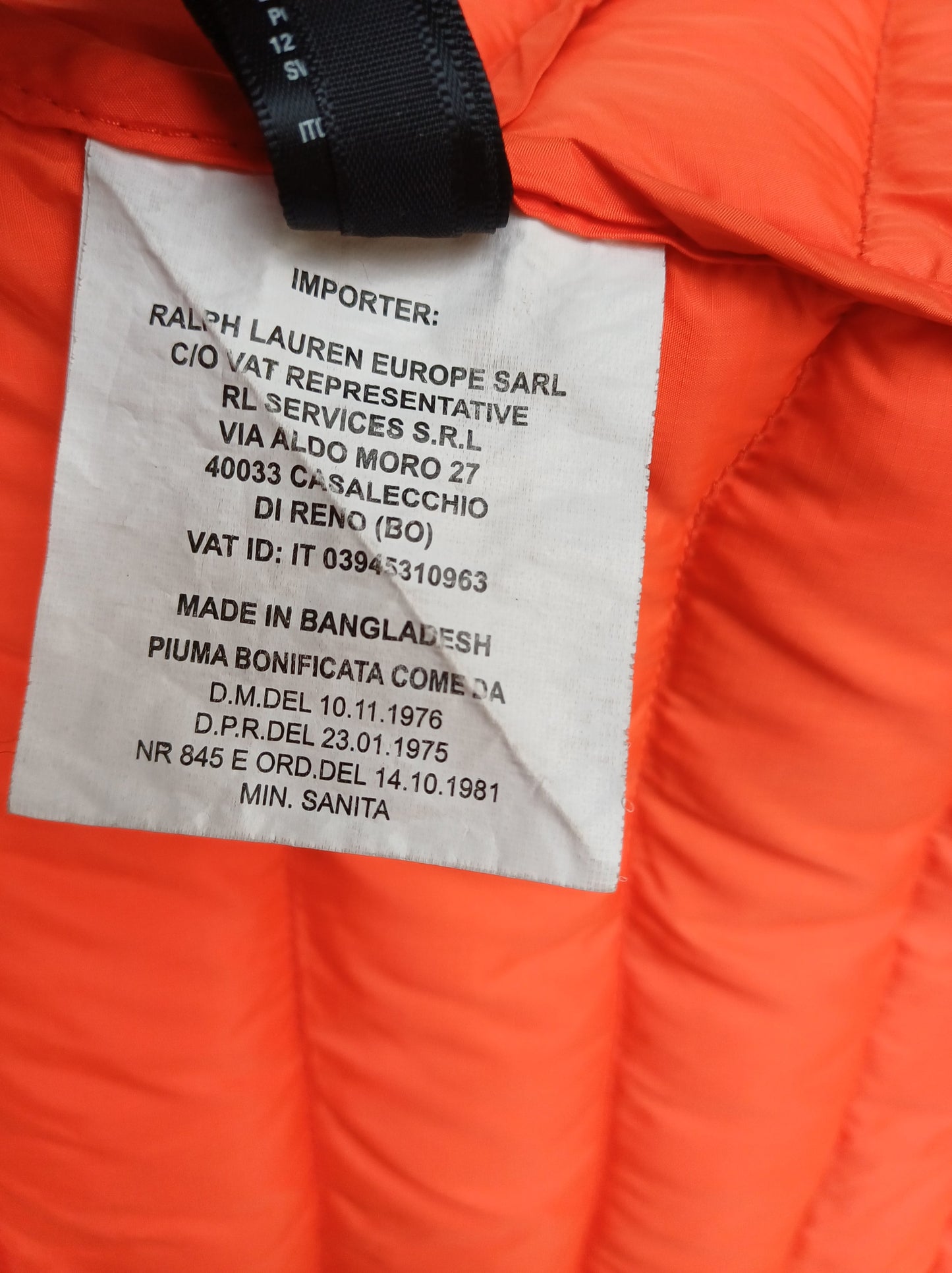 Ralph Lauren RLX Golf Quilted Down Vest Mens S