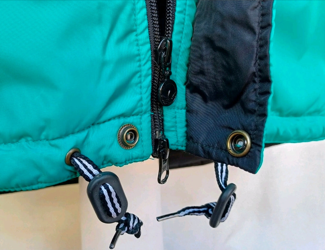 Vintage 90s Adidas Bench Coat Long Padded Jacket Mens XL