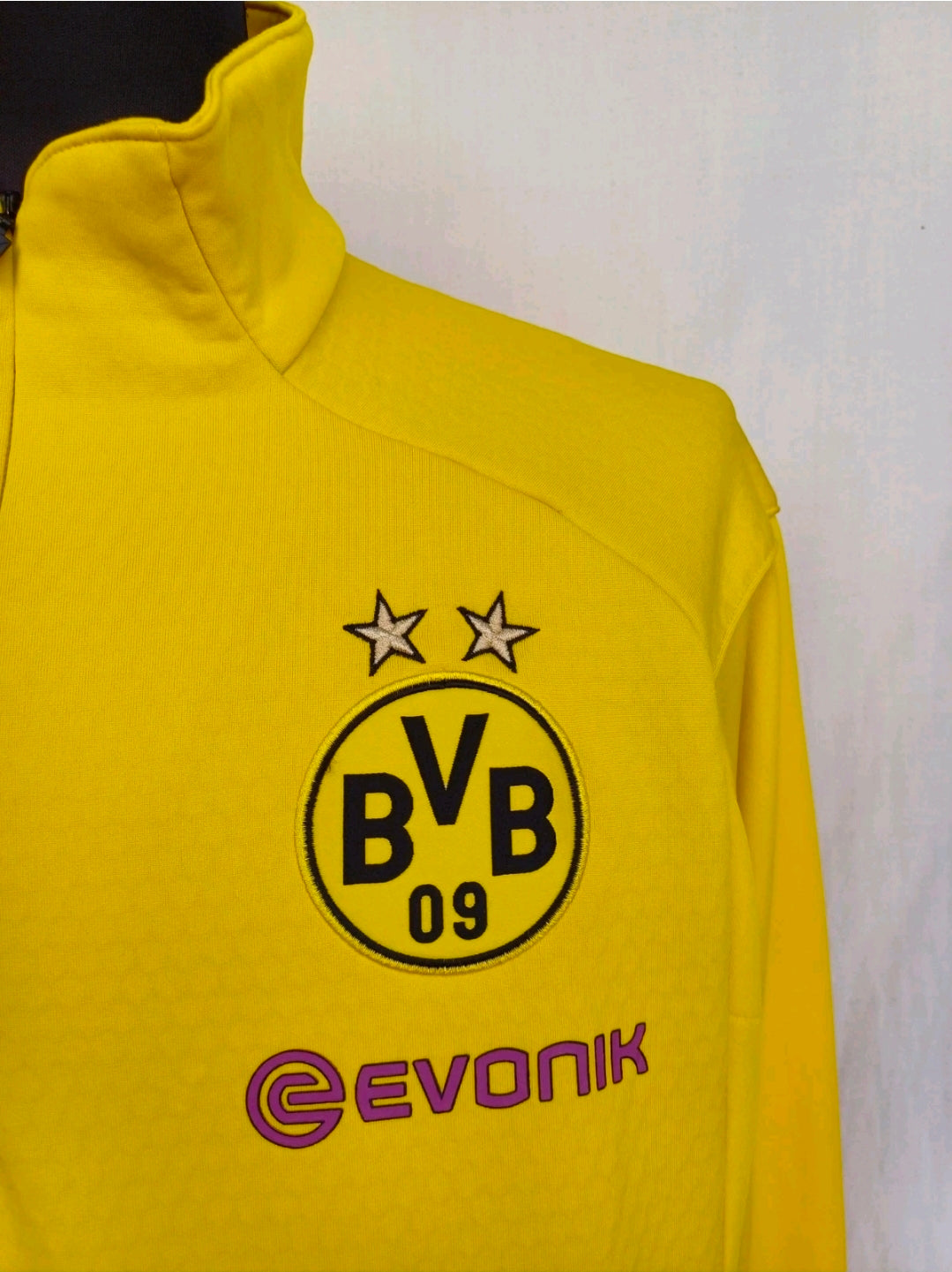 Borussia Dortmund 2018/19 Puma Drill Training Top Zip Long Sleeve Mens L
