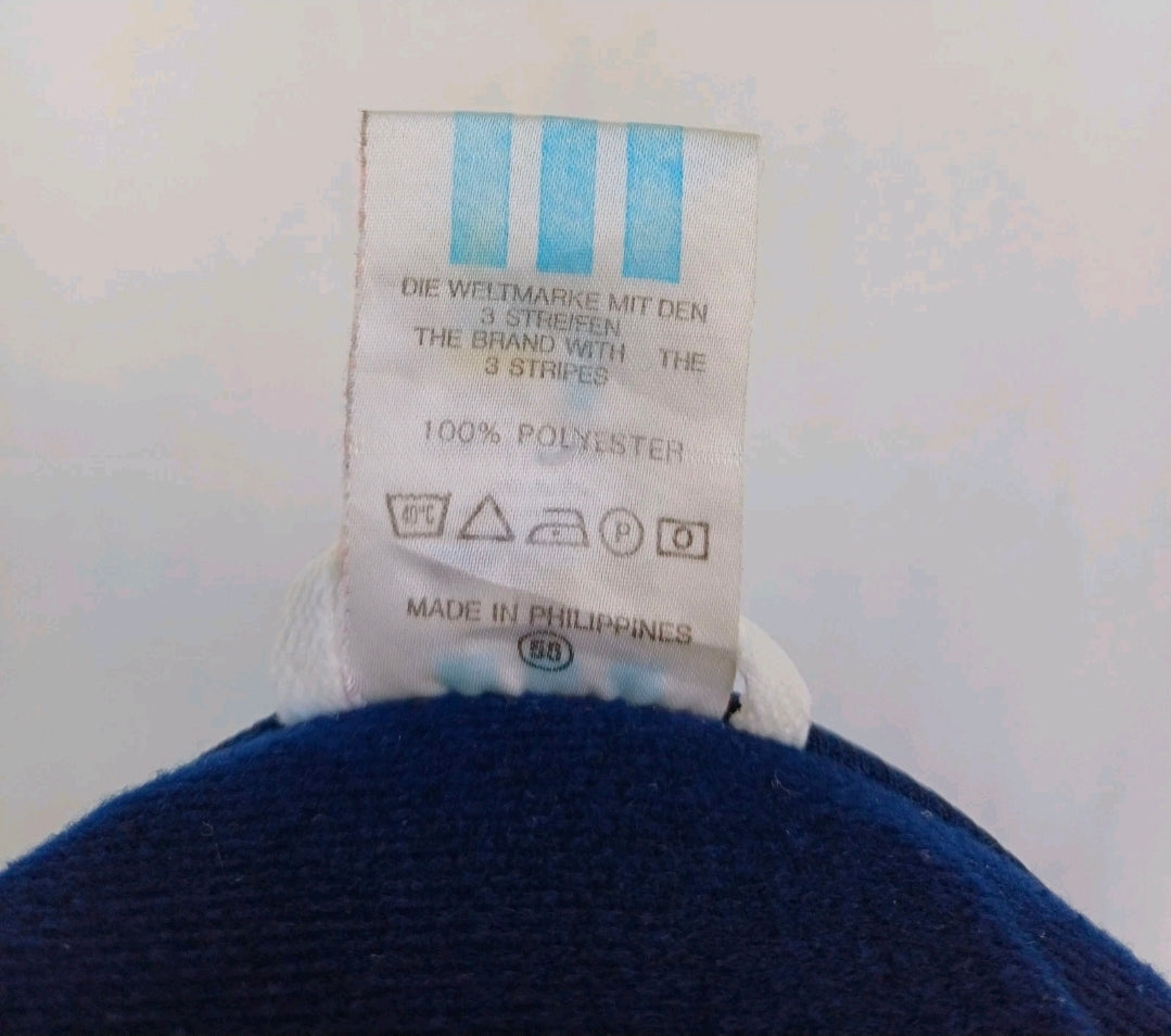 Vintage 90s Adidas Trefoil Logo Zip Track Top Jacket Mens M