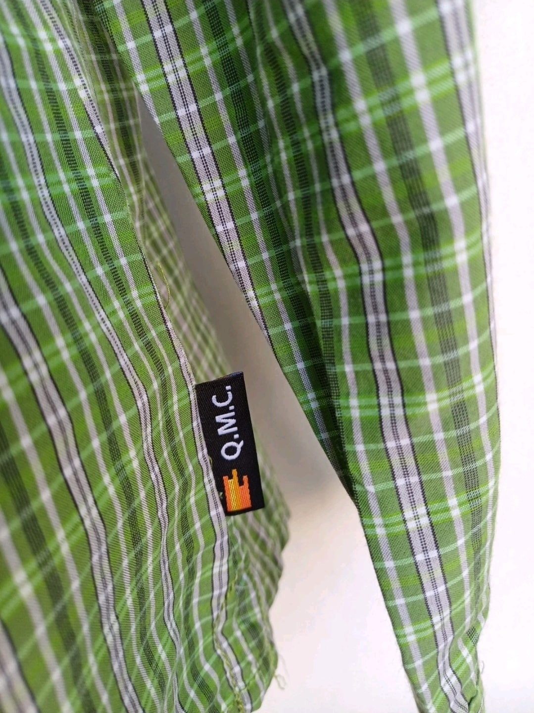 Jack Wolfskin QMC Plaid Outdoor button-UP Long Sleeve shirt Mens S