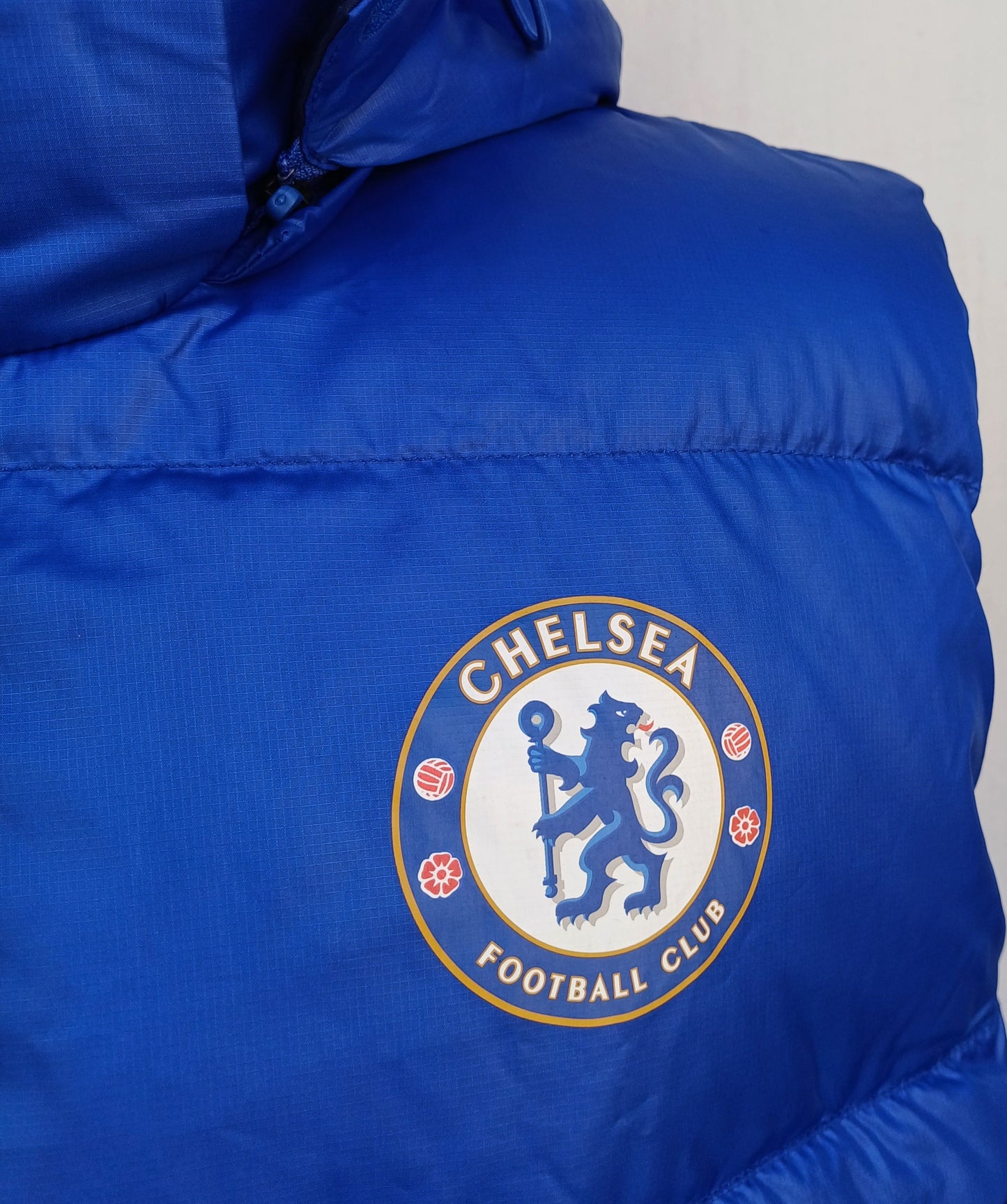 Chelsea 2014/15 Adidas Quilted Hooded Puffer Down Vest Mens XL