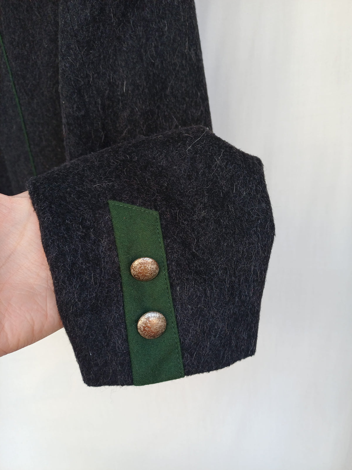 Vintage 90s Steinbock Womens Wool Trachten Jacket Size EU 46-48/US 16/XL