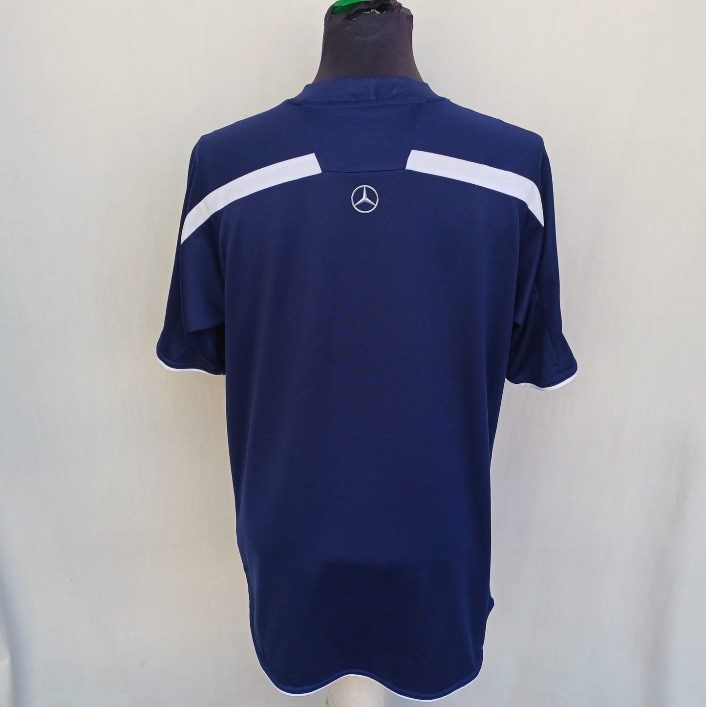 Mercedes Lotto Navy Blue T-Shirt Mens L