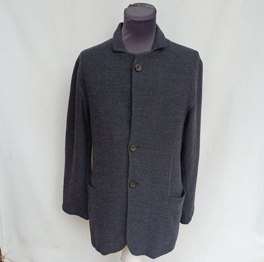 Vintage Emporio Armani Wool Button Cardigan Sweater Size EU 48
